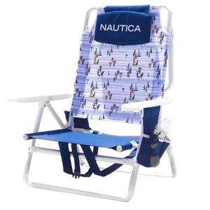Nautica Beach Chair With Cup Holders